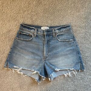 Abercrombie & Fitch Blue Jean Shorts